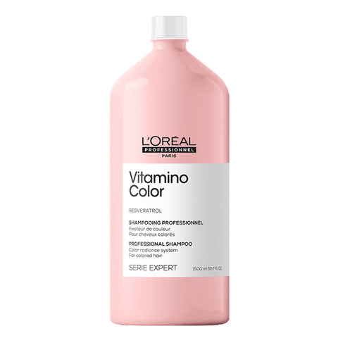 L’Oréal Professionnel Vitamino Color Shampoo 1500mL – Colour Protection for Salon Hair