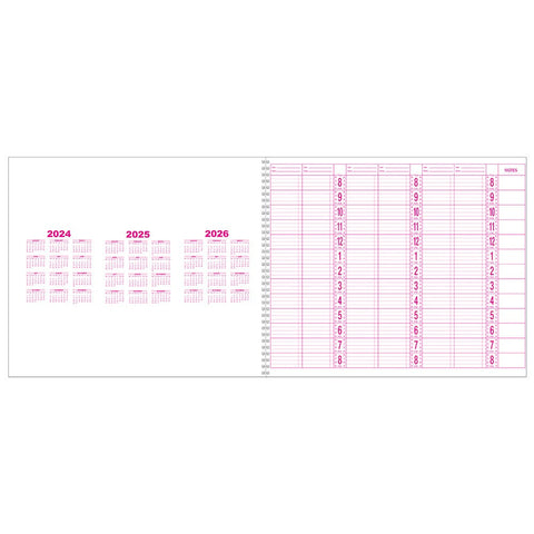 Dateline Professional Appointment Book 6 Column 50pages