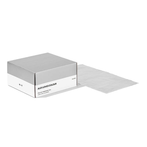 Alex Loves Colour Silver Wide Foils - 15cm x 30cm