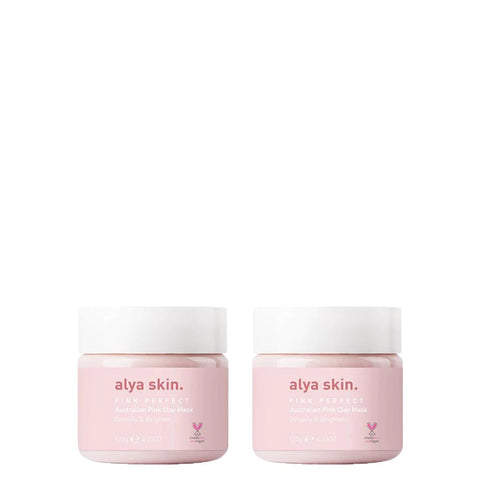 Alya Skin Pink Clay Mask 120g Duo Bundle
