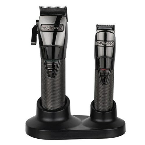 BaBylissPRO Graphite Clipper and Trimmer Set - Cordless/Corded