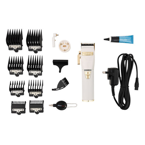 BaBylissPRO White FX Lithium Clipper - White - Cordless/Corded