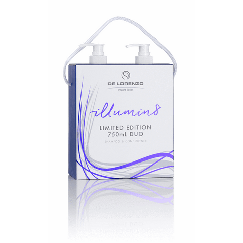 De Lorenzo Instant Illumin8 Shampoo and Conditioner 750ml Duo Pack