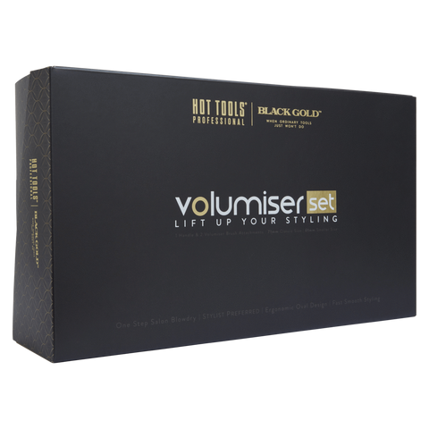 Hot Tools Black Gold Volumiser Professional One Step Blowout Brush Small Barrel