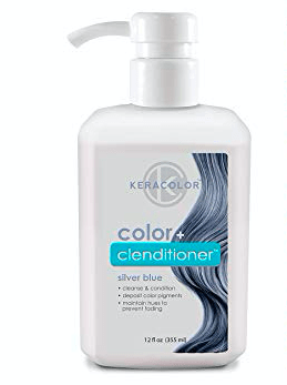 Keracolor Color Clenditioner Colour Shampoo Silver Blue 355ml