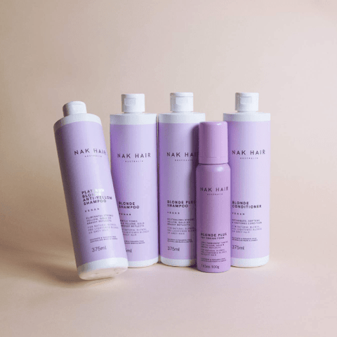 NAK Hair Platinum Blonde Anti-Yellow Shampoo 375ml