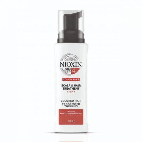 Nioxin System 4 Scalp and Hair Treatment for Coloured Hair with Progressed Thinning, 100ml