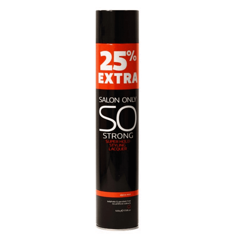 Salon Only Strong Super Hold Styling Lacquer 500g