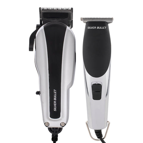 Silver Bullet Dynamic Duo Clipper and Trimmer Set - Corded