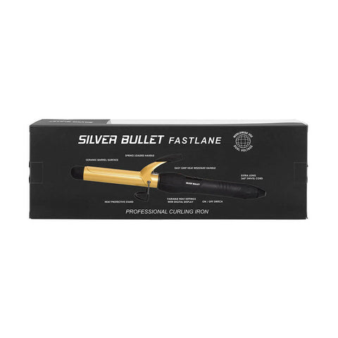 Silver Bullet Fastlane Gold Ceramic 19mm Curling Iron