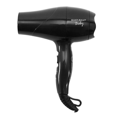 Silver Bullet Metallic Baby Travel Dryer Black