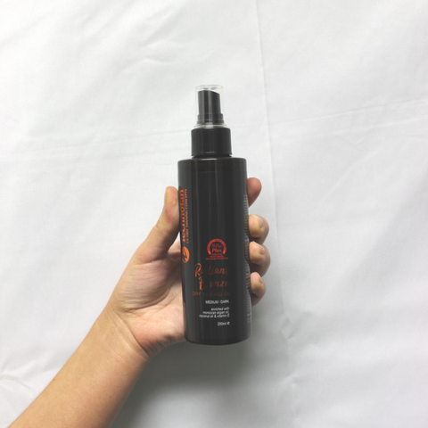 Technotan Radiant Bronze Dry Tanning Oil Dark 200ml