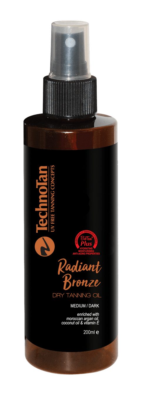 Technotan Radiant Bronze Dry Tanning Oil Dark 200ml
