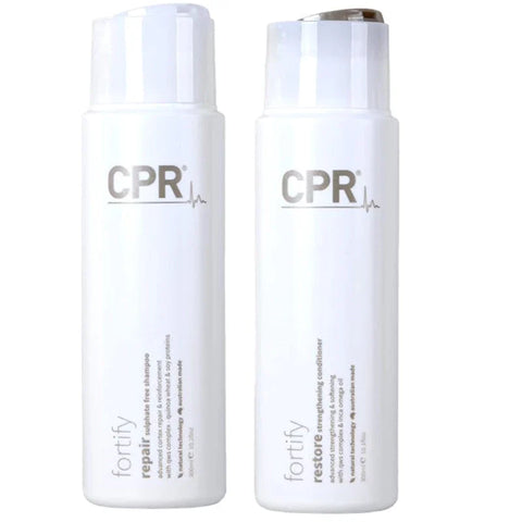 Vitafive CPR Fortify Repair Shampoo and Restore Strengthening Conditioner 300ml Bundle