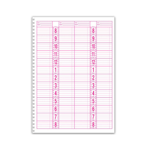 Dateline Professional Appointment Book 4 Column 50pages