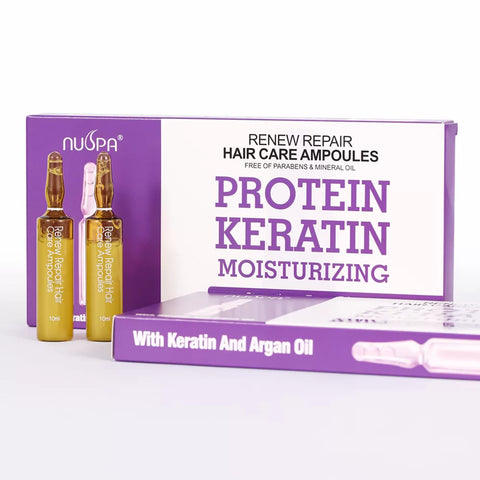 Nuspa Protein Keratin Moisturising Treatment 10ml x 10