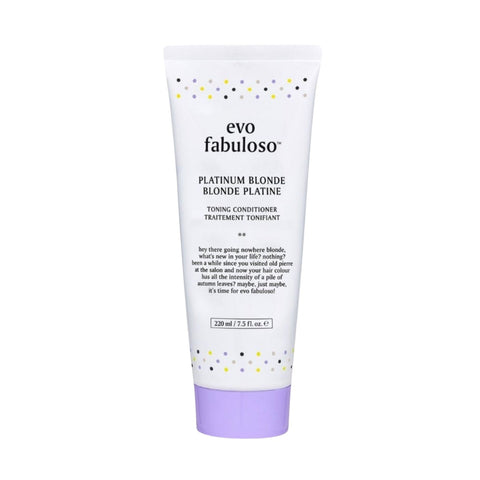 evo fabuloso Platinum Blonde Toning Conditioner 220ml