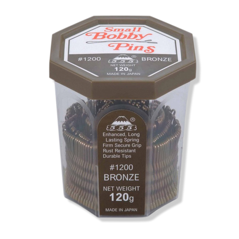 555 Bobby Pins No.1200 1.5" Bronze - Beautopia Hair & Beauty