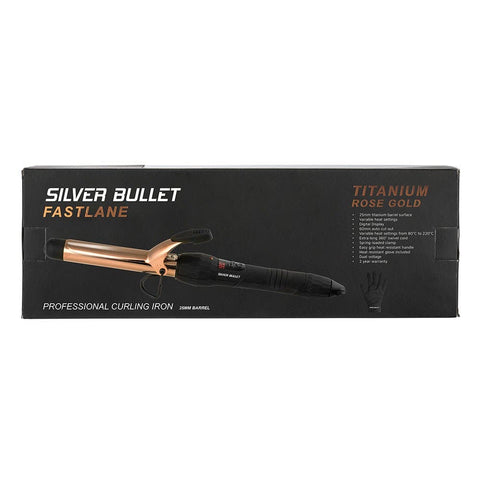 Silver Bullet Fastlane Rose Gold Curling Iron - 25mm