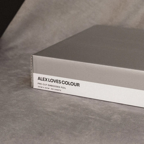 Alex Loves Colour Silver Extra Wide Foils - 20cm x 40cm - 7