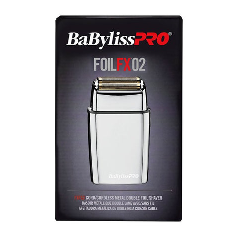 BaBylissPRO FoilFX02 Silver Double Foil Shaver  - Cordless/Corded