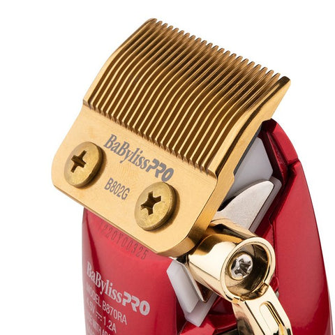 BaBylissPRO Red FX Lithium Clipper - Red  - Cordless/Corded