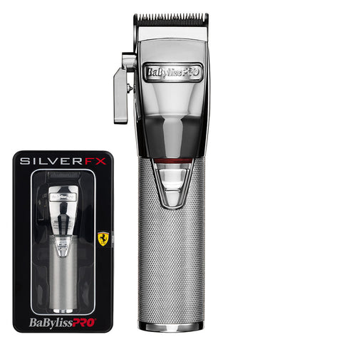 BaBylissPRO Silver FX Lithium Hair Clipper - Silver  - Cordless/Corded