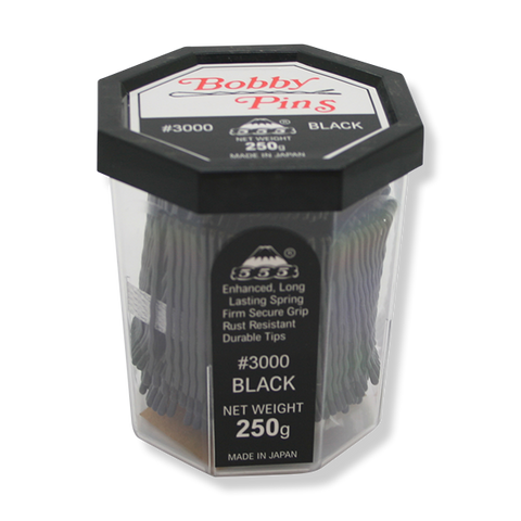 555 Bobby Pins No.3000 2" Black - Beautopia Hair & Beauty
