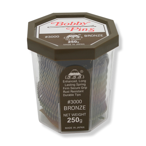 555 Bobby Pins No.3000 2" Bronze - Beautopia Hair & Beauty