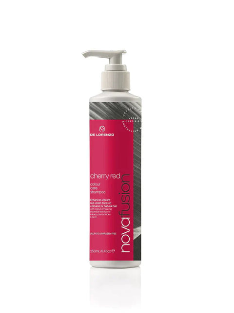 De Lorenzo Novafusion Colour Care Shampoo Cherry Red 250ml