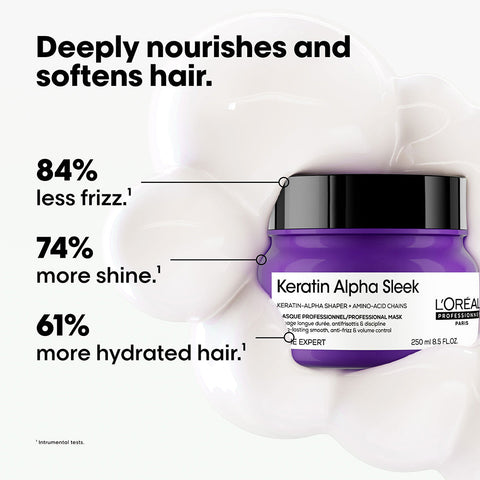 L'Oréal Professionnel Keratin Alpha Sleek Mask 250ml - 3