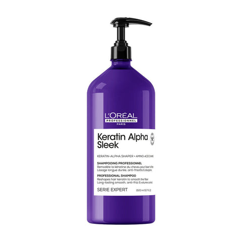 L'Oréal Professionnel Keratin Alpha Sleek Technical Shampoo 1500ml - 1