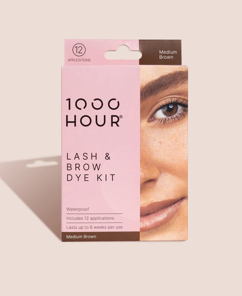 1000 HOUR Lash & Brow Dye Kit MEDIUM BROWN - UH