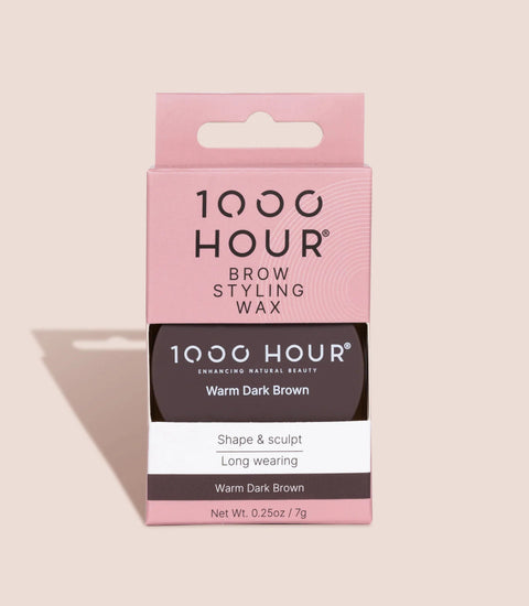 1000 Hour Brow Styling Wax WARM DARK BROWN - UH