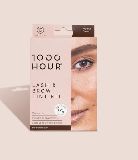 1000 HOUR Lash & Brow Tint Kit MEDIUM BROWN - UH