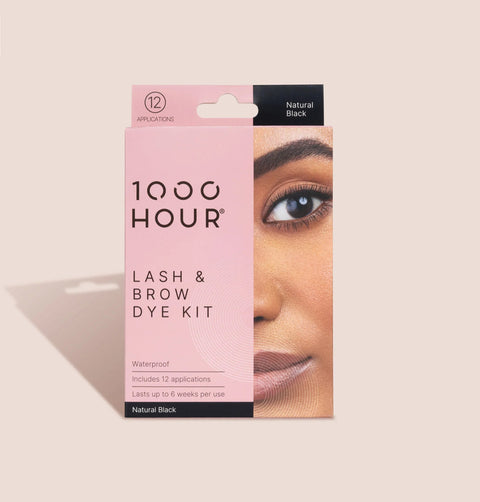 1000 HOUR Lash & Brow Dye Kit NATURAL BLACK - UH