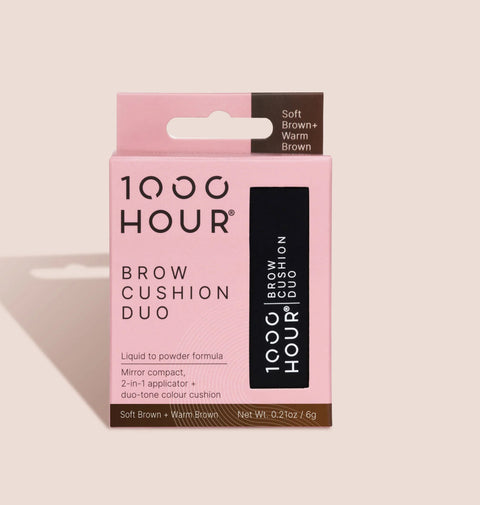 1000 Hour Brow Cushion Duo SOFT BROWN / WARM BROWN - 
UH