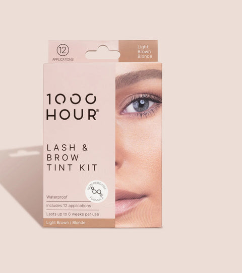 1000 HOUR Lash & Brow Tint Kit LIGHT BROWN / BLONDE - UH