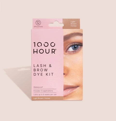 1000 HOUR Lash & Brow Dye Kit LIGHT BROWN / HONEY - UH