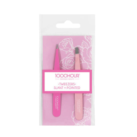 1000 Hour Tweezers 2pk (Slant + Pointed) - UH