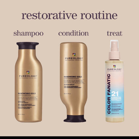 Pureology Nanoworks Gold Trio with Color Fanatic Spray
