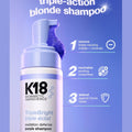 K18 TripleBright oxidation defense purple shampoo 125ml