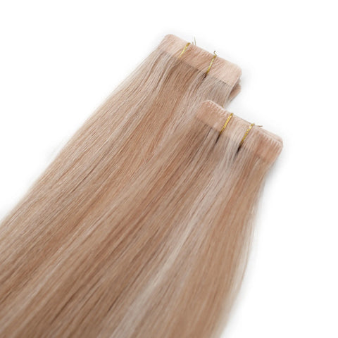 Seamless1 Milkshake/Cinnamon Invisible Tape Extensions 21.5 inches / 55 cm - 10 Pieces - 23-25 grams