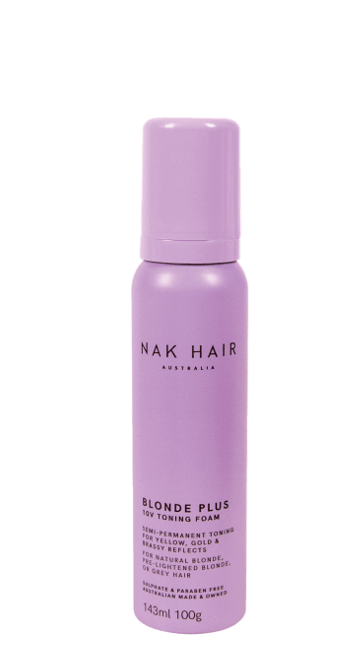 NAK Blonde Plus 10v Toning Foam 100g