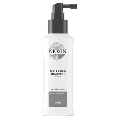 Nioxin System 1 Scalp and Hair Treatment for Natural Hair with Light Thinning, 100ml