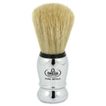 Omega Chrome Handle Shave Brush Premium Pure Boar Bristle Shaving #10029