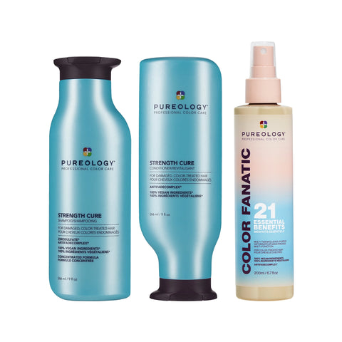 Pureology Strength Cure Daily Damage Protection Trio