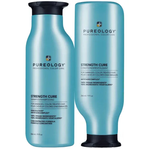 Pureology Strength Cure Shampoo & Conditioner 266ml Duo