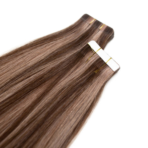 Seamless1 Velvet/Mocha Ultimate Tape Hair Extensions 21 inches/20pcs-47-50g