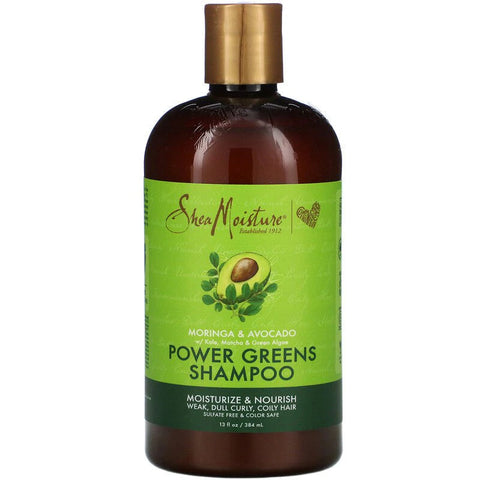 Shea Moisture Moringa & Avocado Power Greens Shampoo 384ml